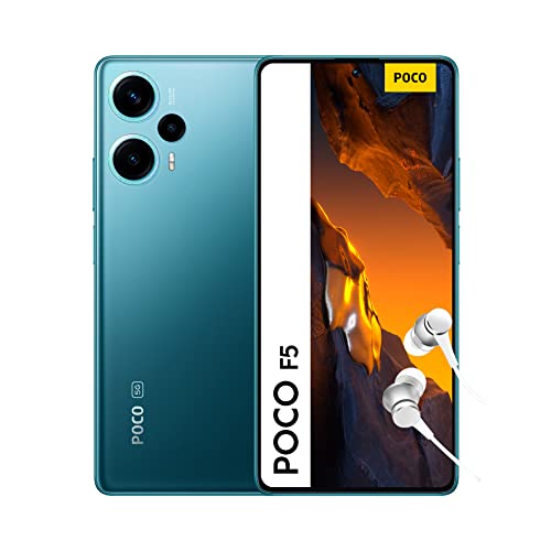 POCO F5 5G - Smartphone de 8+256GB, Pantalla de 6.67” 120Hz FHD+ POLED, Snapdragon 7+ Gen 2, Triple Camara 64MP con OIS , 5000mAh, NFC, Verde (Versión ES + 3 años de garantía)